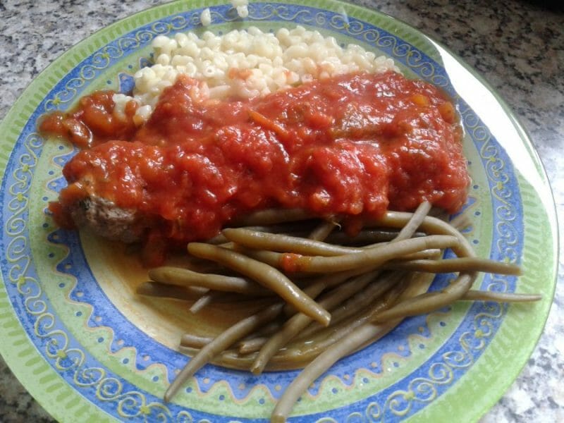 Cliquez pour zoomer ! Boulettes de viandes à la sauce tomate Thermomix par Zabettenal