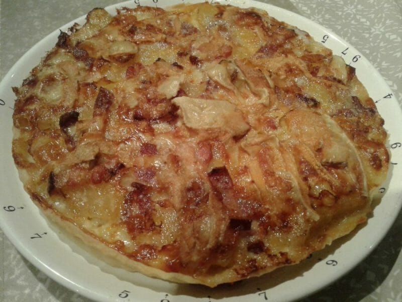 Cliquez pour zoomer ! Tarte aux pommes de terre et lardons Thermomix par Zabettenal