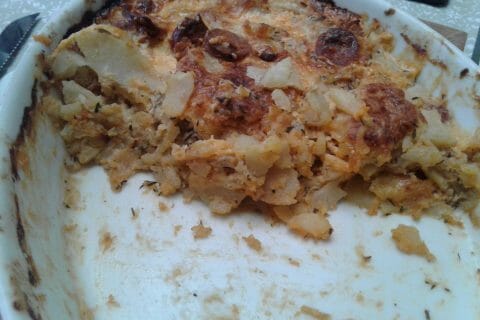 Cliquez pour zoomer ! Gratin de pommes de terre au chorizo au Thermomix