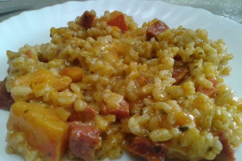 Cliquez pour zoomer ! Risotto au potimarron au Thermomix