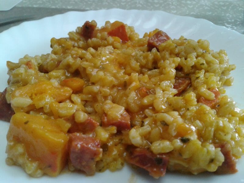 Cliquez pour zoomer ! Risotto au potimarron Thermomix par Zabettenal