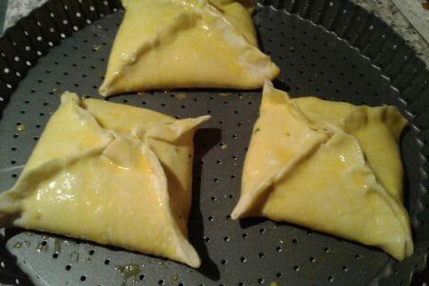 Cliquez pour zoomer ! Paniers feuilletés épinards et jambon au Thermomix