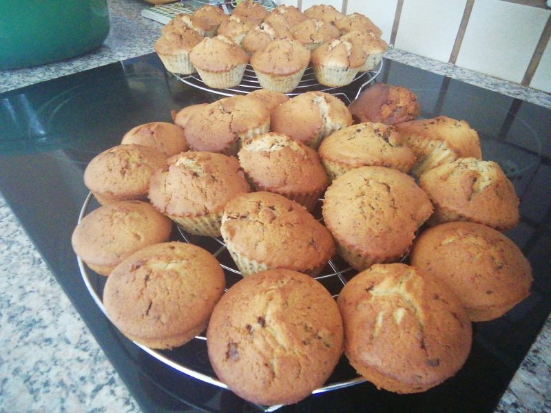 Cliquez pour zoomer ! Muffins noix de pécan et pépites de chocolat Thermomix par Zabettenal