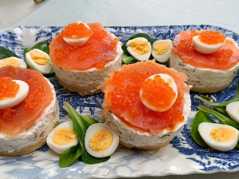 Cliquez pour zoomer ! Cheesecake au saumon sans cuisson Thermomix par Zabettenal