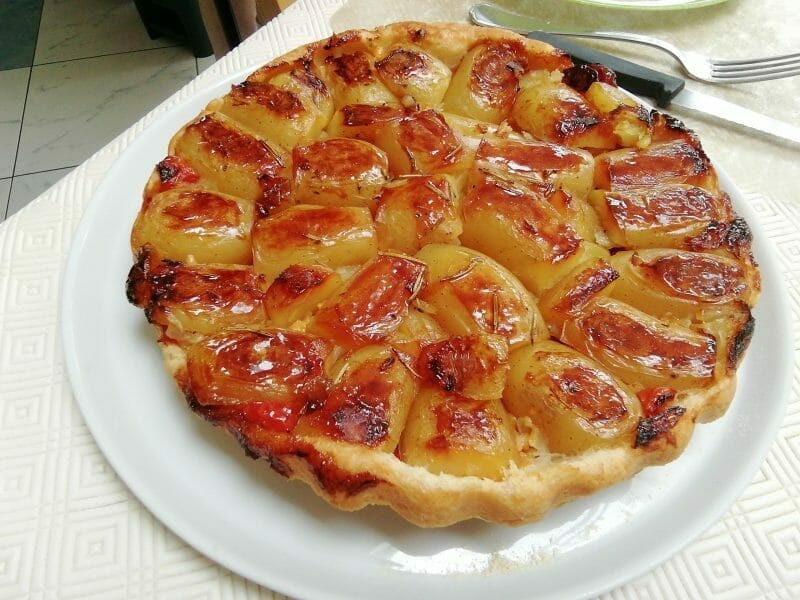 Cliquez pour zoomer ! Tatin surprise de pommes de terre Thermomix par Zabettenal