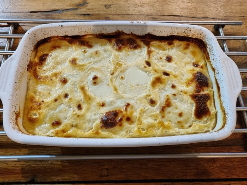 Cliquez pour zoomer ! Flan poireaux, saumon fumé et mozzarella Thermomix par Aurelbbjaloed