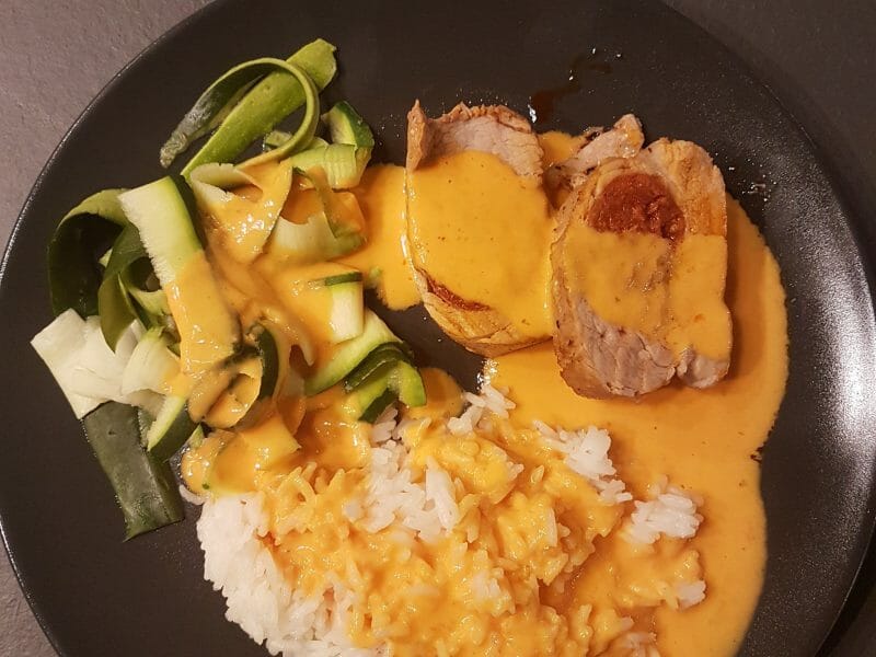 Cliquez pour zoomer ! Filet mignon au chorizo Thermomix par Aurelbbjaloed