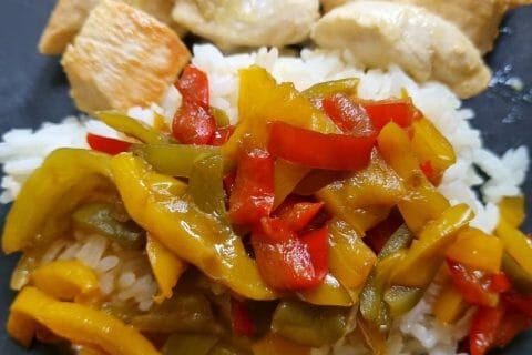 Cliquez pour zoomer ! Poivrons à l’aigre-douce Thermomix par Aurelbbjaloed