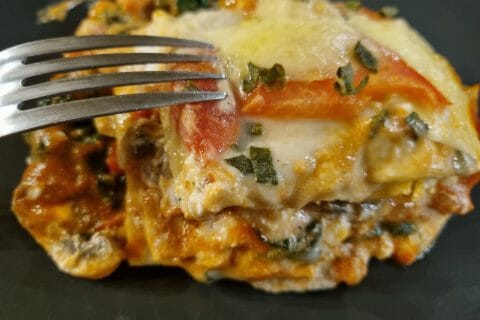 Cliquez pour zoomer ! Lasagnes épinards et chèvre Thermomix par Aurelbbjaloed
