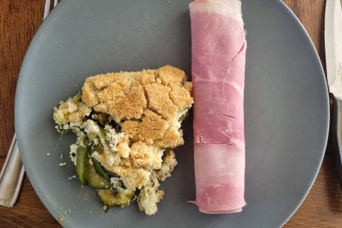 Cliquez pour zoomer ! Gratin de courgette à la ricotta et crumble Thermomix par Aurelbbjaloed