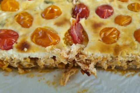 Cliquez pour zoomer ! Quiche poulet et tomates cerises Thermomix par Aurelbbjaloed
