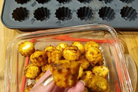 Cliquez pour zoomer ! Mini cannelés chèvre miel Thermomix par Aurelbbjaloed