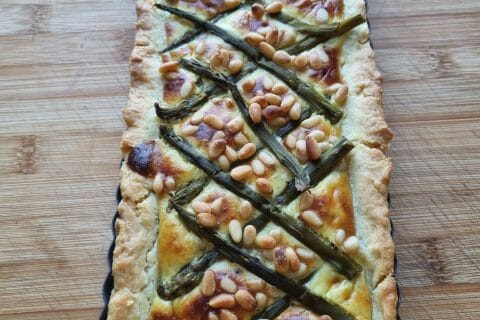 Cliquez pour zoomer ! Tarte asperges et ricotta Thermomix par Aurelbbjaloed