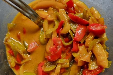 Cliquez pour zoomer ! Poivrons à l’aigre-douce Thermomix par Aurelbbjaloed