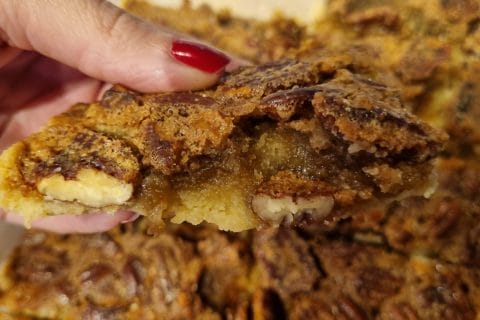 Cliquez pour zoomer ! Carrés pécan et sirop d’érable Thermomix par Aurelbbjaloed