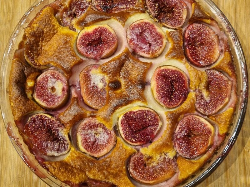 Cliquez pour zoomer ! Clafoutis aux figues Thermomix par Aurelbbjaloed