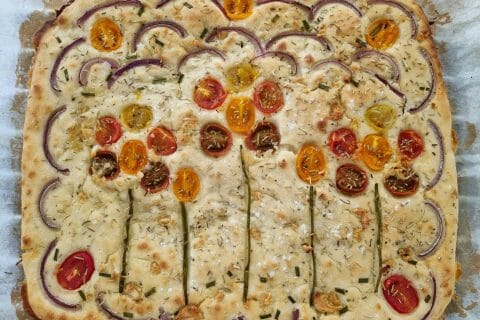 Cliquez pour zoomer ! Focaccia des Pouilles Thermomix par Aurelbbjaloed