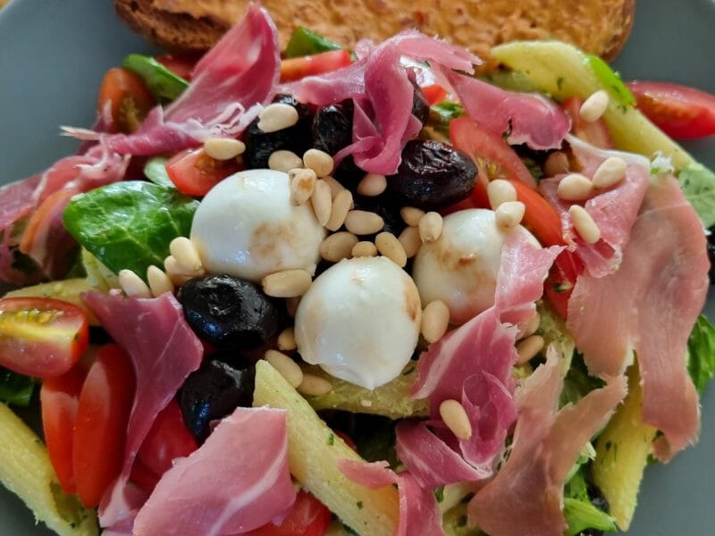 Cliquez pour zoomer ! Salade de penne à l’italienne Thermomix par Aurelbbjaloed