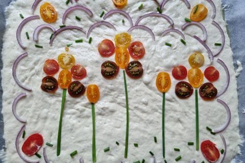 Cliquez pour zoomer ! Focaccia des Pouilles Thermomix par Aurelbbjaloed