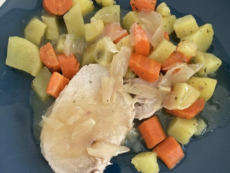 Cliquez pour zoomer ! Roti de porc sauce échalote Thermomix par damdam2782