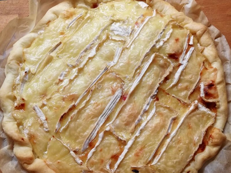 Cliquez pour zoomer ! Tarte au camembert, pommes et lardons Thermomix par lesbouqs38