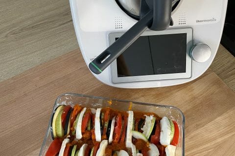 Cliquez pour zoomer ! Tian de légumes et mozzarella Thermomix par sam19