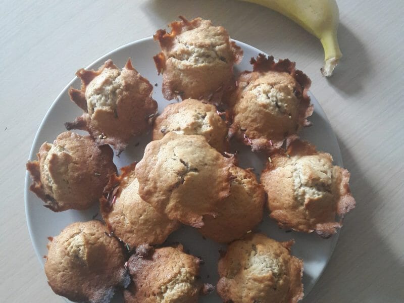 Cliquez pour zoomer ! Muffins à la banane Thermomix par Maylis12