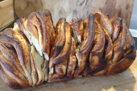 Cliquez pour zoomer ! Brioche à effeuiller à la cannelle Thermomix par blondielo
