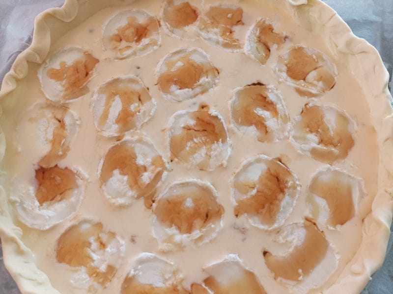 Cliquez pour zoomer ! Quiche oignons, chèvre et miel Thermomix par qunegonde