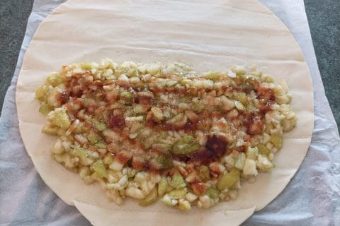 Cliquez pour zoomer ! Chaussons express pommes raisins Thermomix par qunegonde