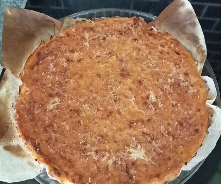 Cliquez pour zoomer ! Quiche à la patate douce, feta et jambon cru Thermomix par qunegonde