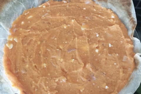 Cliquez pour zoomer ! Quiche à la patate douce, feta et jambon cru Thermomix par qunegonde