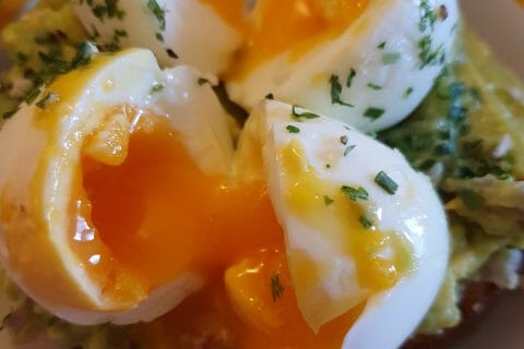 Cliquez pour zoomer ! Tartine avocat et oeuf mollet Thermomix par judicaelle_1