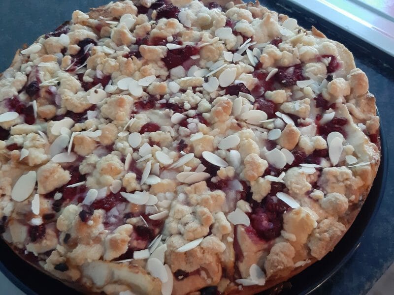 Cliquez pour zoomer ! Gâteau poires, framboises et ricotta Thermomix par smahane_1