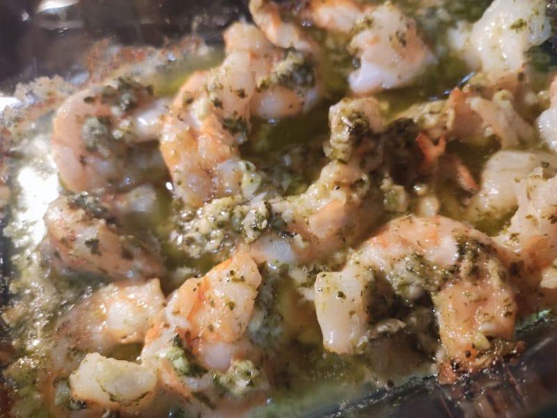 Cliquez pour zoomer ! Crevettes à l’ail Thermomix par Charlotte