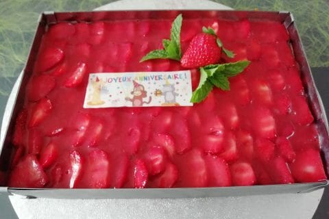 Cliquez pour zoomer ! Bavarois aux fraises Thermomix par Seba