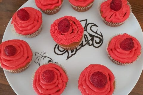 Cliquez pour zoomer ! Cupcakes à la framboise au Thermomix