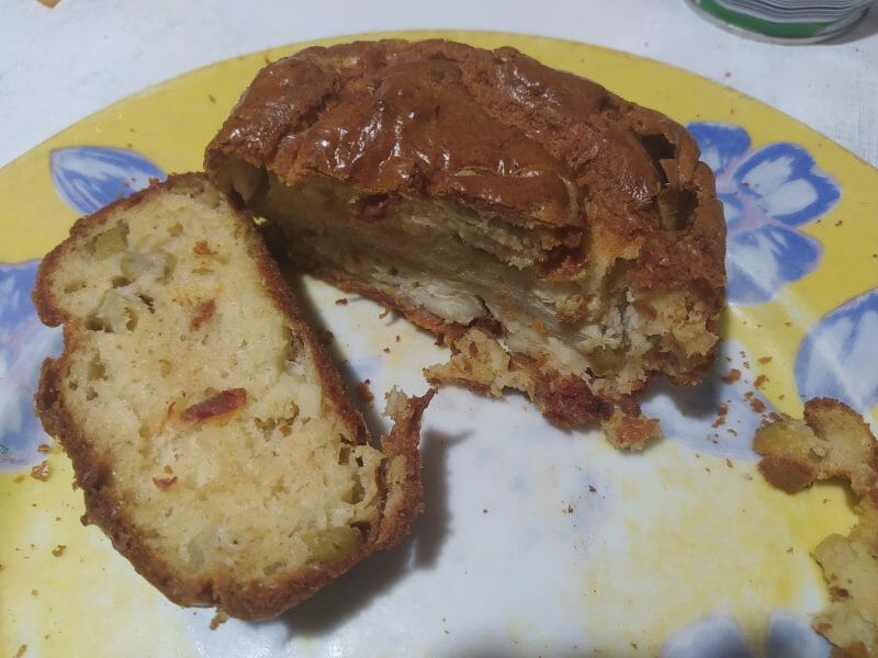 Cliquez pour zoomer ! Cake aux artichauts et tomates confites Thermomix par lau801116