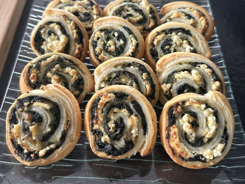 Cliquez pour zoomer ! Spirales feuilletées épinards et feta Thermomix par camille_246