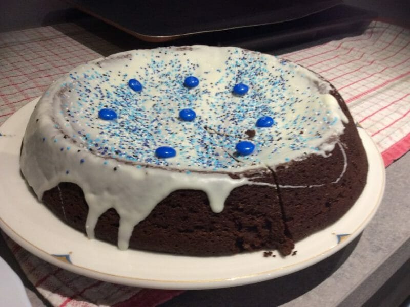 Cliquez pour zoomer ! Gâteau au chocolat des écoliers Thermomix par cricri49