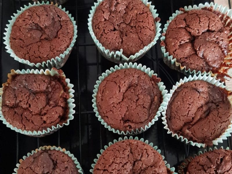 Cliquez pour zoomer ! Browfins choco banane et pécan Thermomix par Caroline