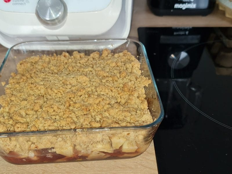 Cliquez pour zoomer ! Crumble aux Pommes Thermomix par Caroline