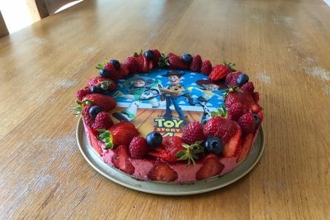 Cliquez pour zoomer ! Bavarois aux framboises Thermomix par virginiefelicia