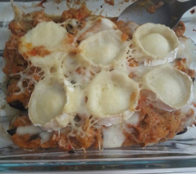 Cliquez pour zoomer ! Aubergines farcies au thon Thermomix par Soso5454