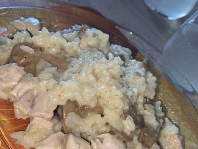 Cliquez pour zoomer ! Risotto poulet et champignons Thermomix par Madamee_K