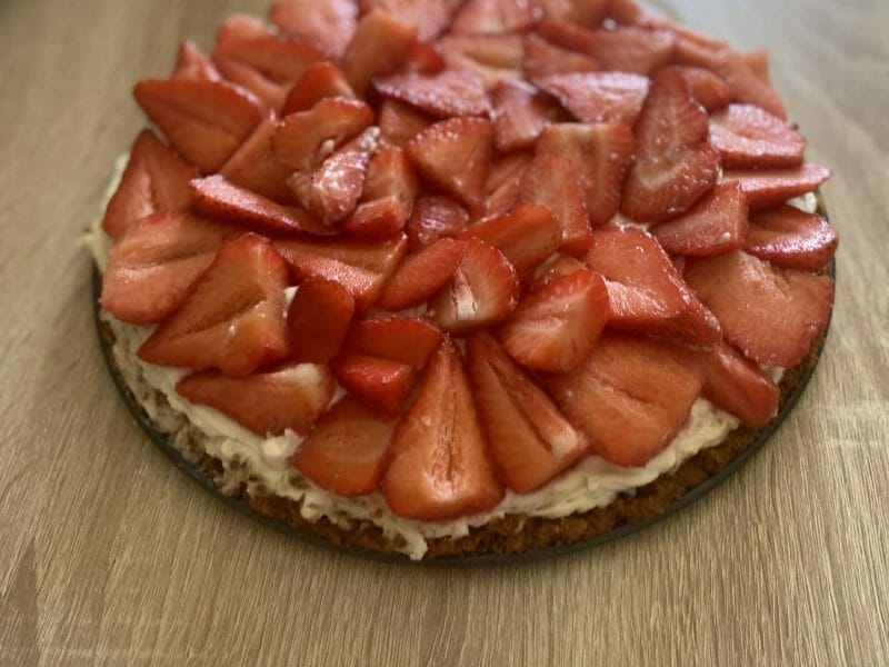Cliquez pour zoomer ! Tarte aux fraises sans cuisson Thermomix par Madamee_K
