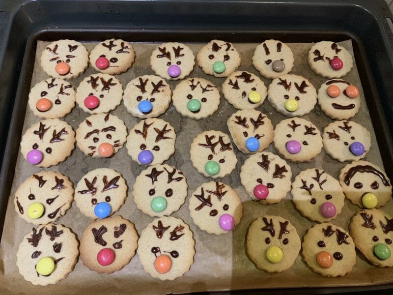 Cliquez pour zoomer ! Sablés rennes de Noël Thermomix par natou67