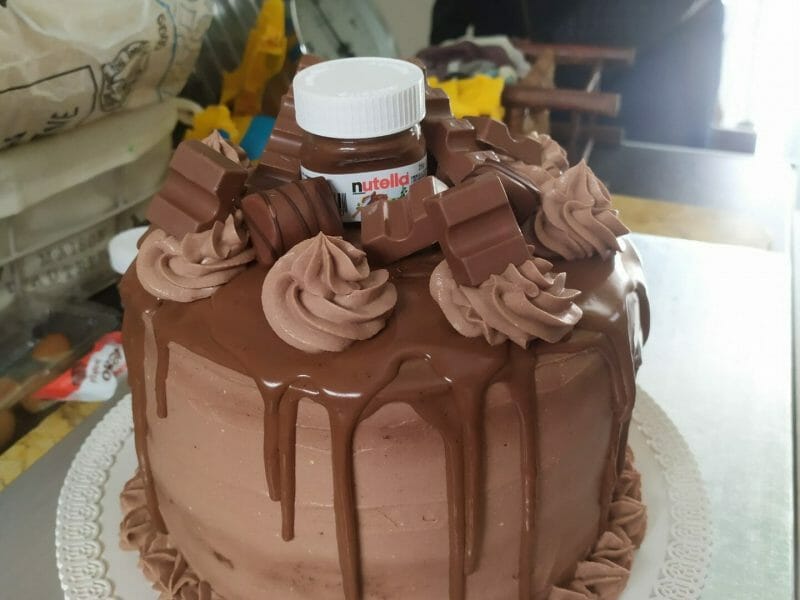 Cliquez pour zoomer ! Layer cake Kinder Bueno Thermomix par ingrid_1001