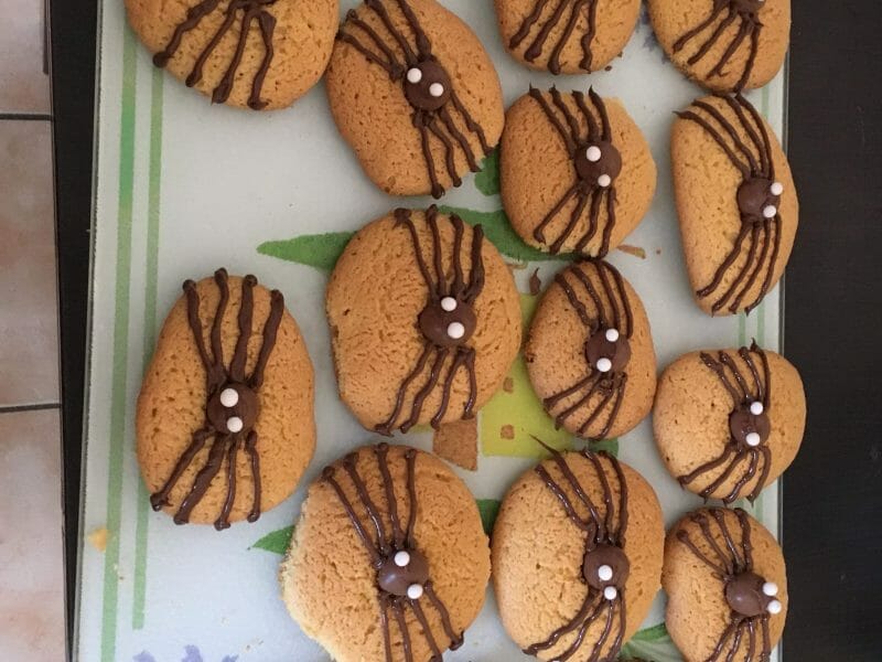 Cliquez pour zoomer ! Spider cookies (cookies araignées) Thermomix par Nanie11200