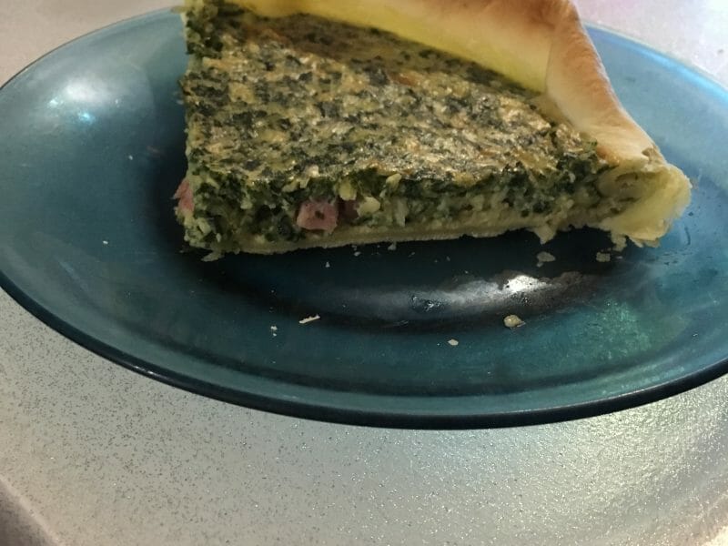 Cliquez pour zoomer ! Quiche épinards et lardons Thermomix par Nanie11200